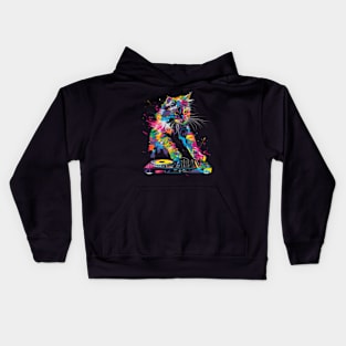 Cat DJ Pulse Kids Hoodie